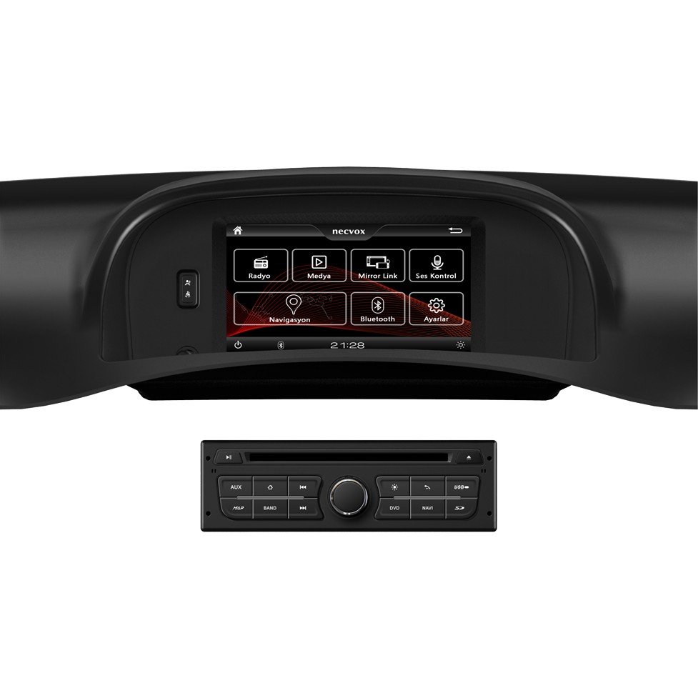 110000004746638.jpg Necvox DVA-S99120 Renault Kangoo Navigasyon ve Multimedya Sistemi - Görsel 1