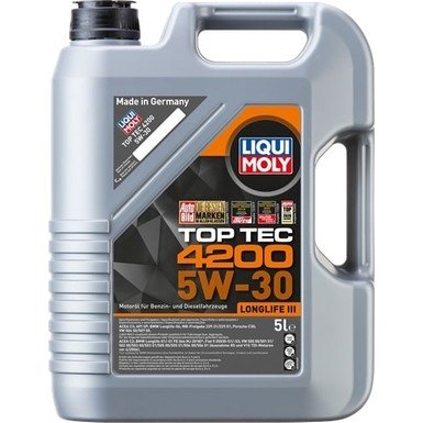 110000018173512.jpg Liqui Moly Top Tec 4200 Longlife 3 5W-30 5 Litre Motor Yağı (Üretim Yılı: 2024) - Görsel 1