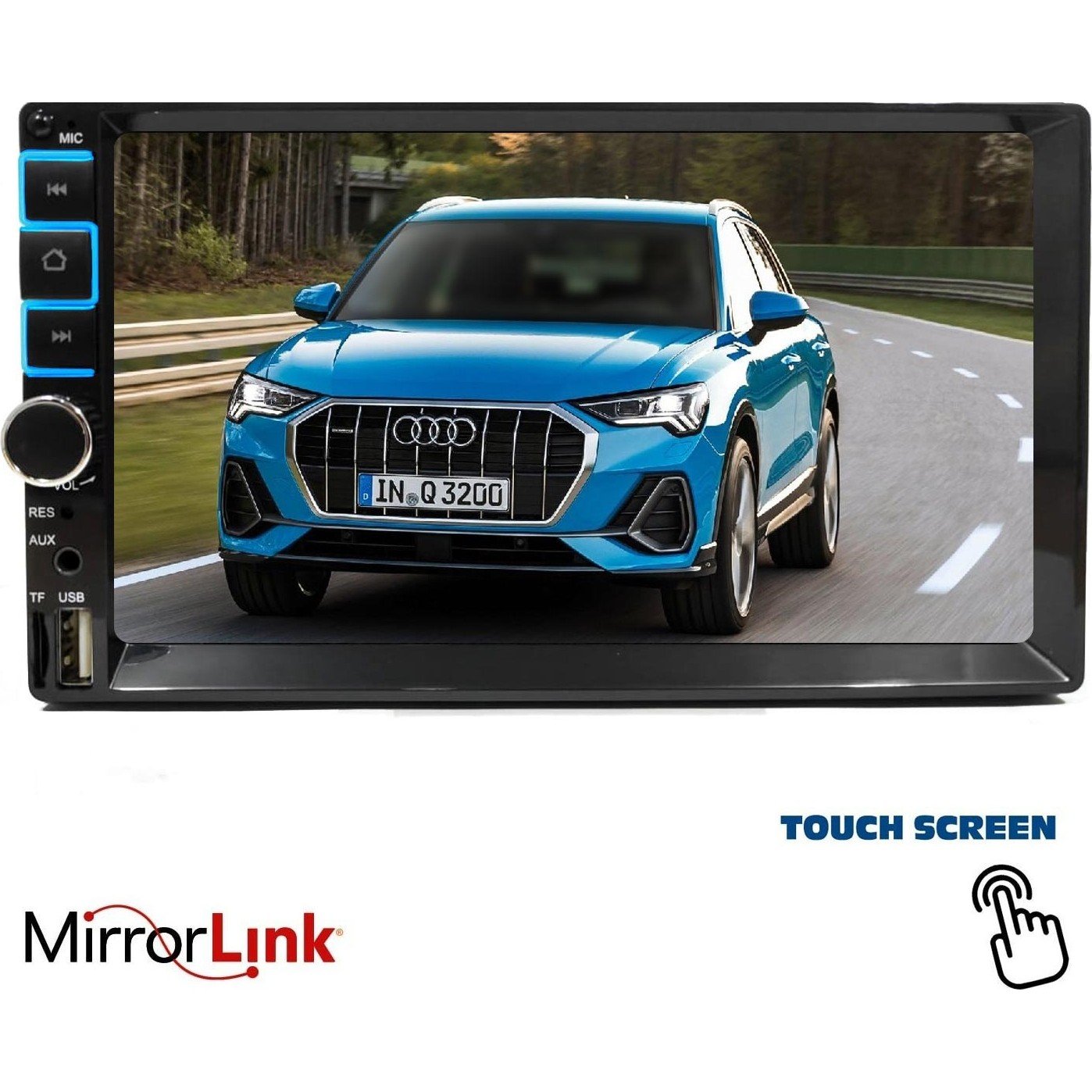 110000113378400.jpg Twogo Double Teyp 7 4X50W Mirrorlink Bt/usb/sd/fm/aux Kamera Hediye Twogo Go Şahın Up - Görsel 2