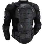Ebakbak Body Armor Fileli Yazlık Full Koruma Omuz Sırt Dirsek Göğüs Karın Koruma Siyah Cross Motorcu Montu