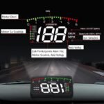 Duhalıne Hyundai Era-Getz Araba Için Uyumlu Harici Dijital Hararet-Hız-Devir-Voltaj Göstergesi Ekranı Hub Obd - Görsel 2
