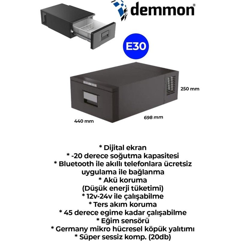 110000392147849.jpg Demmon 40 Litre Araç Içi Buzdolabı Demmon - Görsel 4