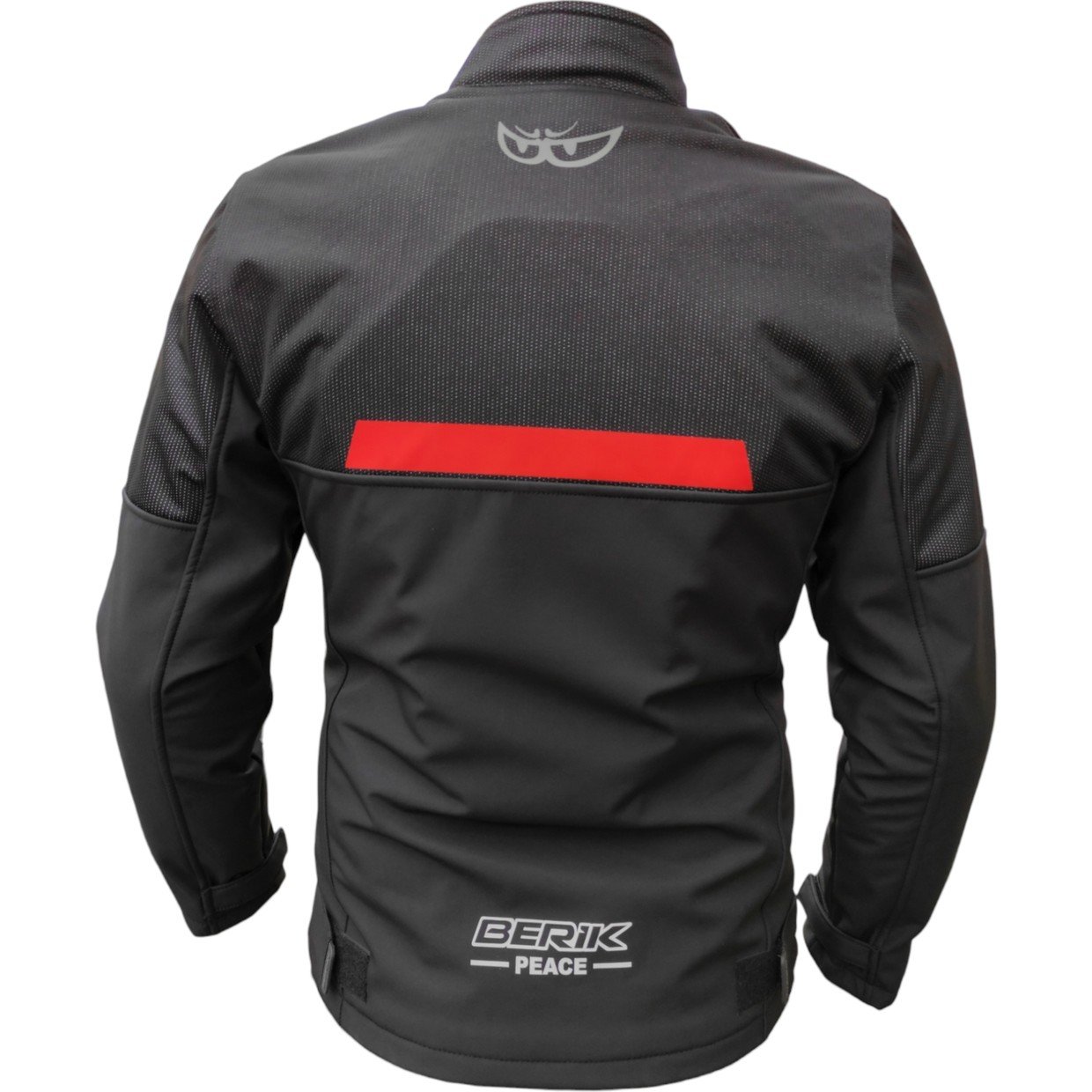 110000397954072.jpg Berik Peace Softshell Korumalı Motosiklet Montu Siyah - Görsel 3