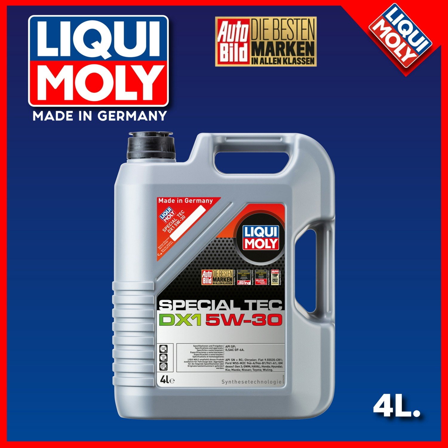 110000415135112.jpg Liqui Moly Special Tec Dx1 5W-30 Gm Dexos1 Gen 3 Motor Yağı 4lt. 20968 - Görsel 2
