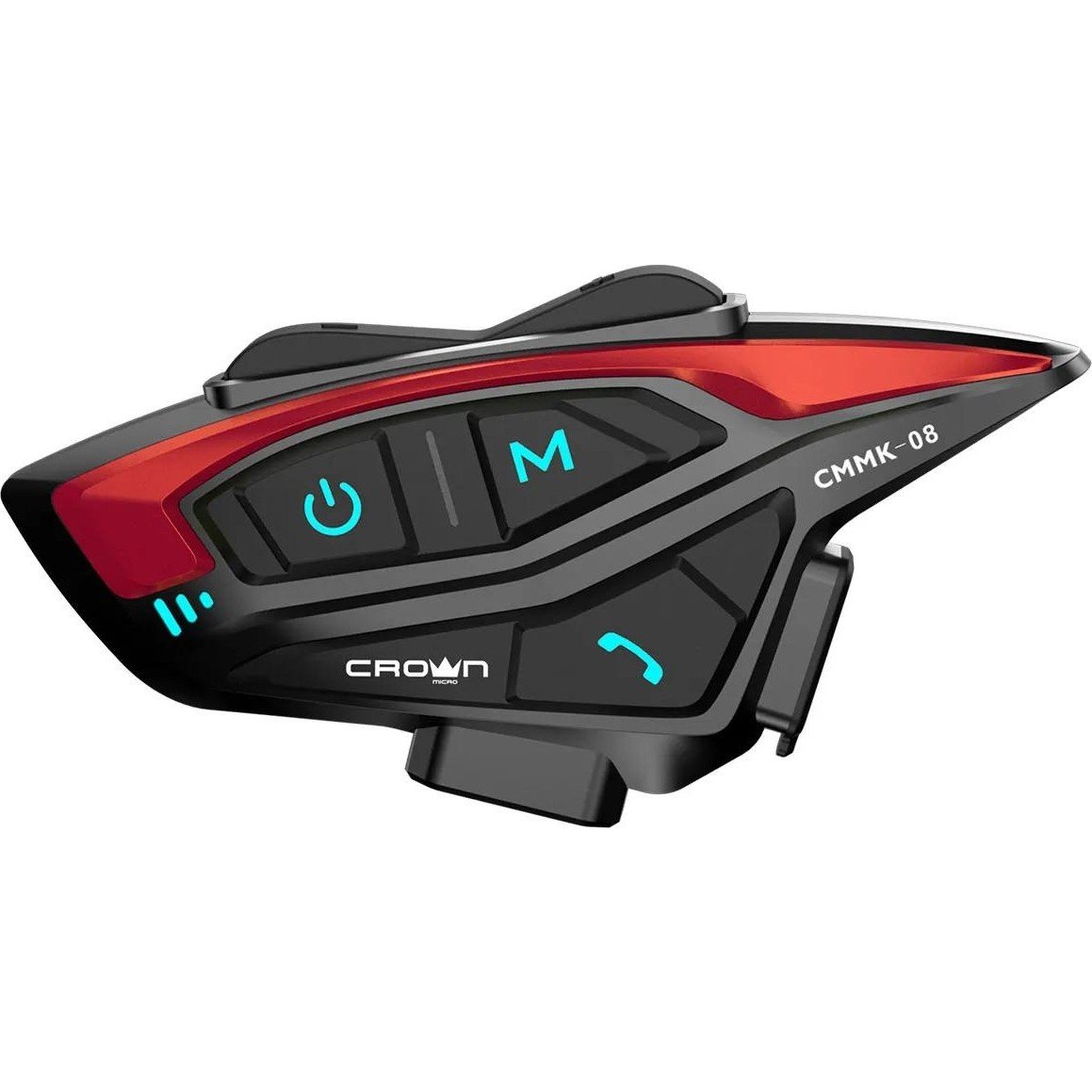 110000415563297.jpg Crown Micro 8 Kişilik intercom Motosiklet Kask Bluetooth Interkom Seti Cmmk-08 - Görsel 2