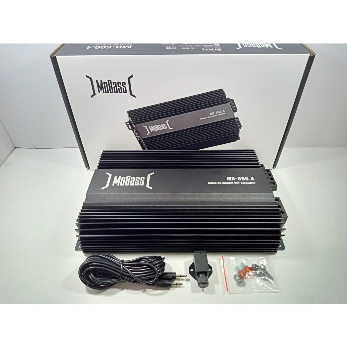 Mobass Amfi – 4 x 60 Rms Ses ve Bass Amfisi – Mobass MB-600.4 Ab Class Oto Anfi - Görsel 1