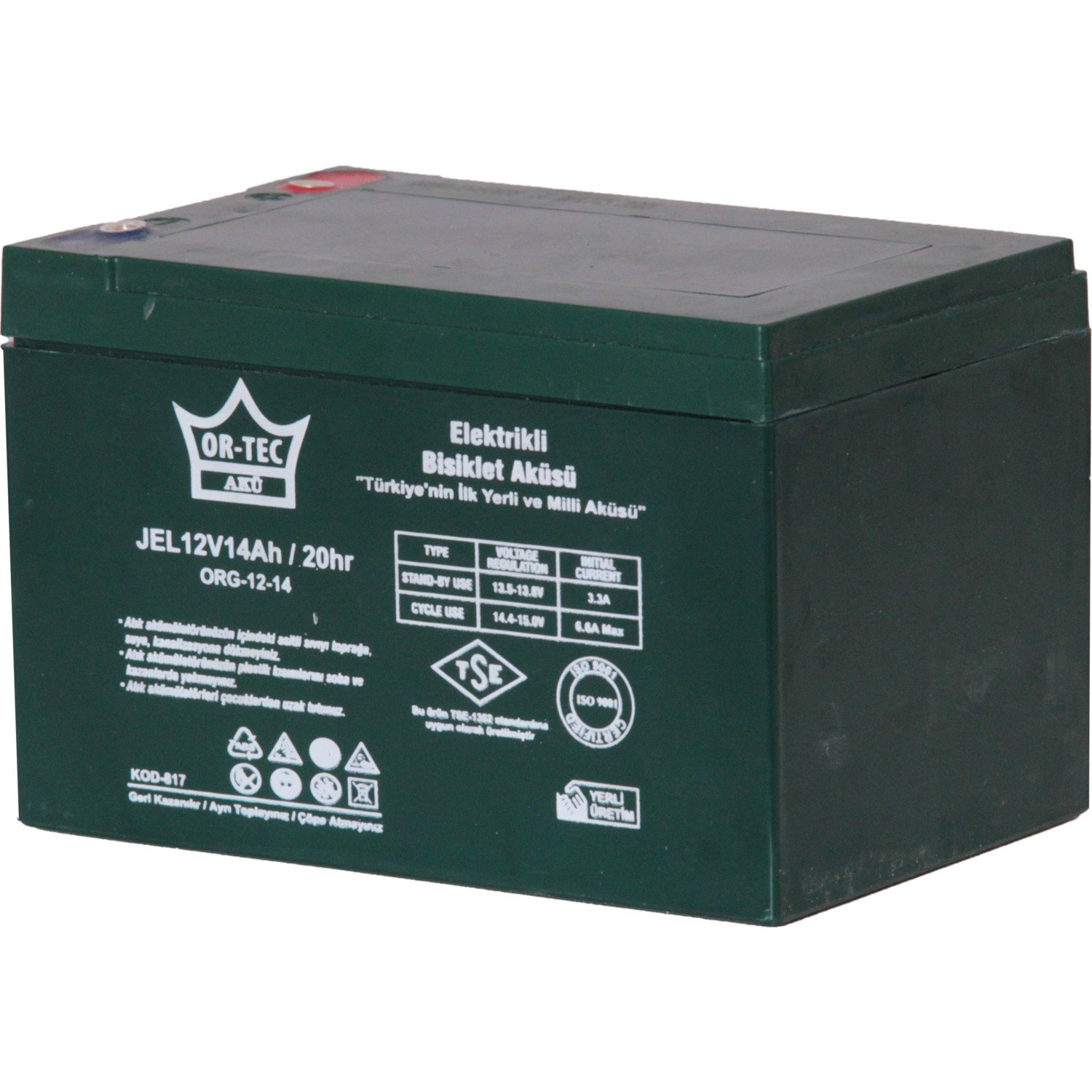 110000462987011-2.jpg Ortec Jel Akü 12 V 14 Ah - Görsel 2
