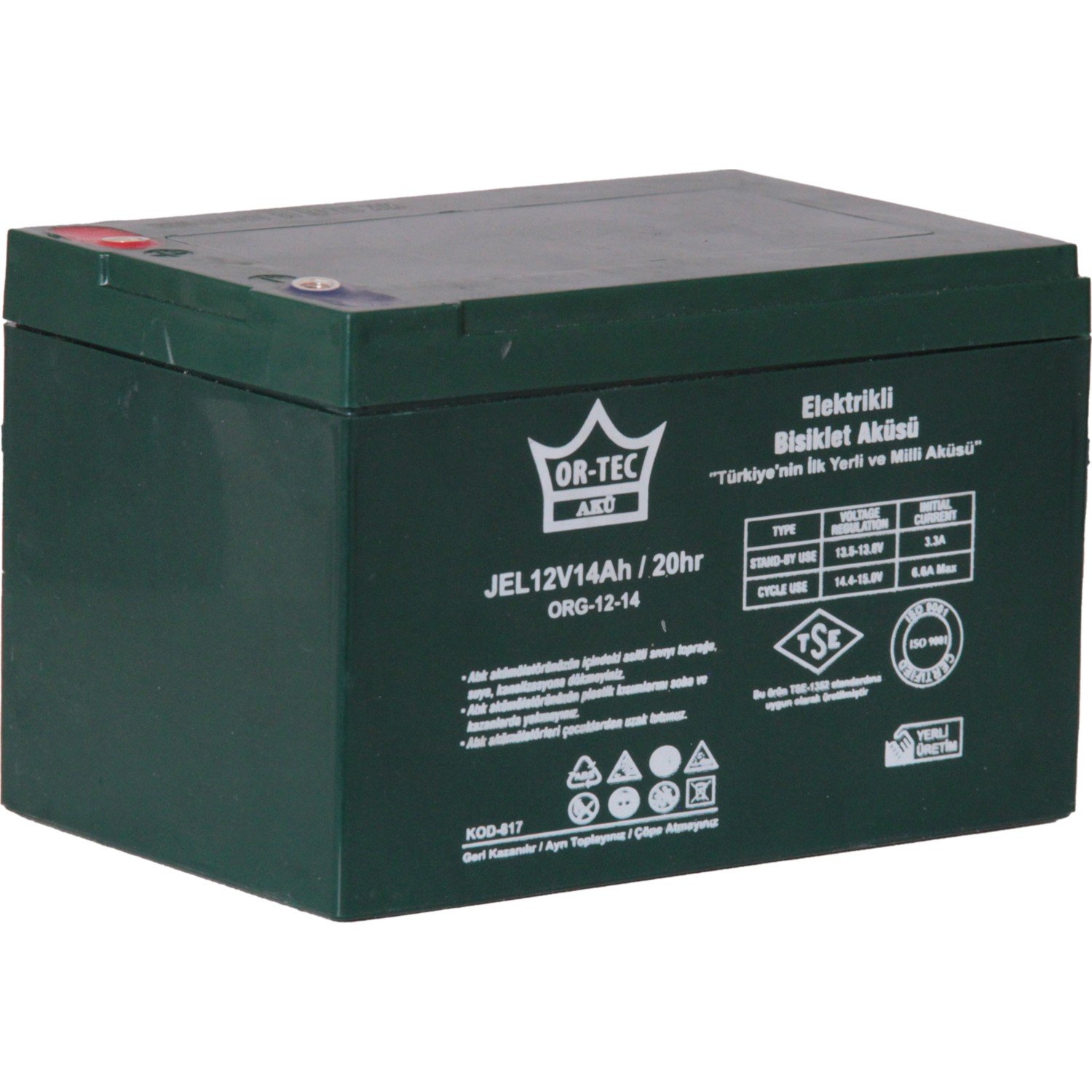 110000462987012-2.jpg Ortec Jel Akü 12 V 14 Ah - Görsel 3