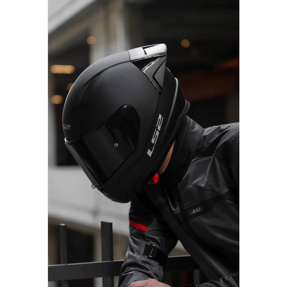 110000470604755.jpg LS2 Rapıd 2 Race Mat Siyah Kask - Görsel 4