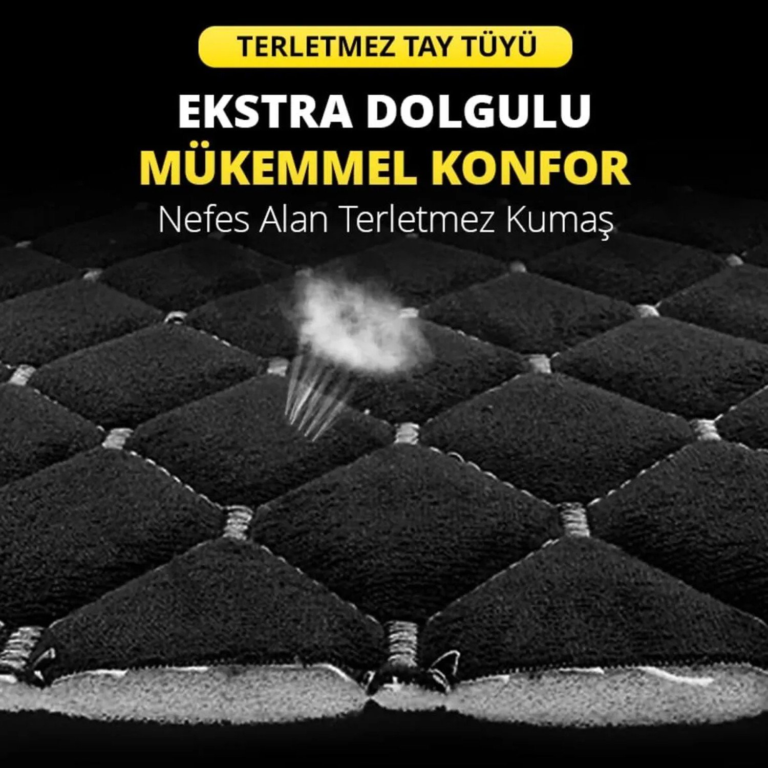 110000498255442.jpg Torpedo Tay Tüyü Cepli & Terletmez Sırtlı Oto Koltuk Minder Seti - Koltuk Koruma Kılıfı - Ön ve Arka Koltuk Minder Set - Görsel 3