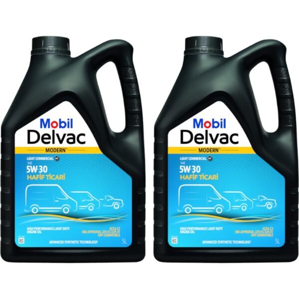 Mobil Delvac Modern Lc M 5W-30 Hafif Ticari Motor Yağı 5+5 L