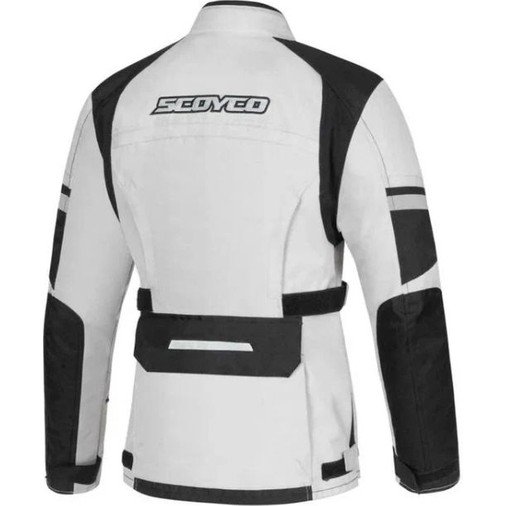 110000515884039.jpg Ebakbak Motosiklet Montu 4 Mevsim Uzun Oxford 600-D Dayanıklı Kumaş Women Motor Mont Grey - Görsel 2