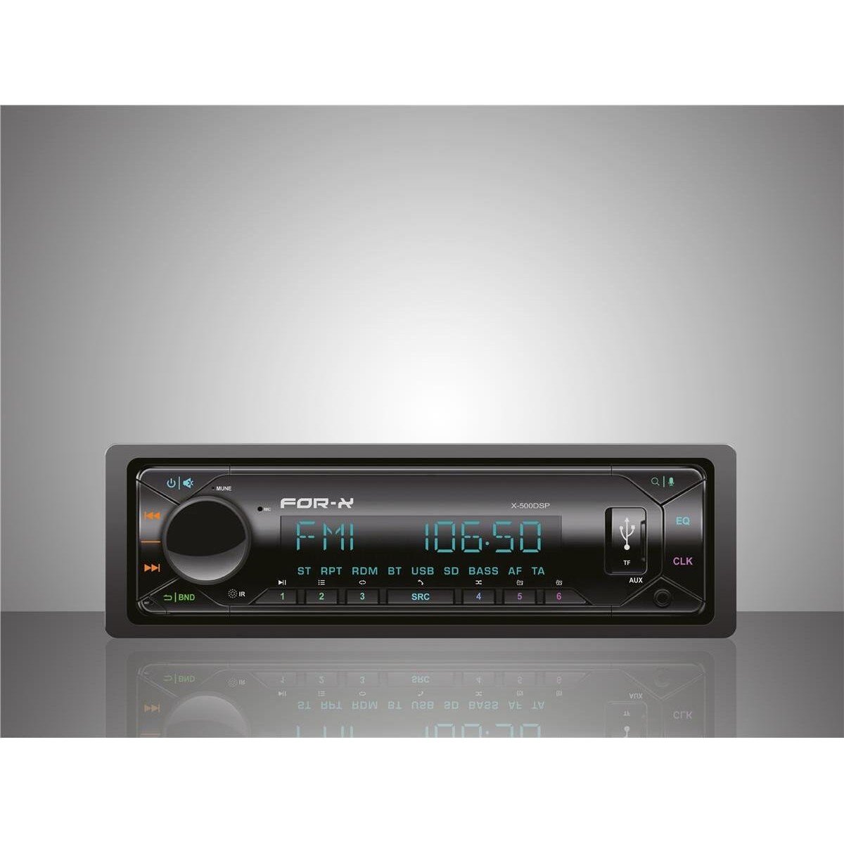 110000542254469.jpg For-x 500DSP Profesyonel Oto Teyp 3 Kanal Amfi Çıkışlı - Görsel 1