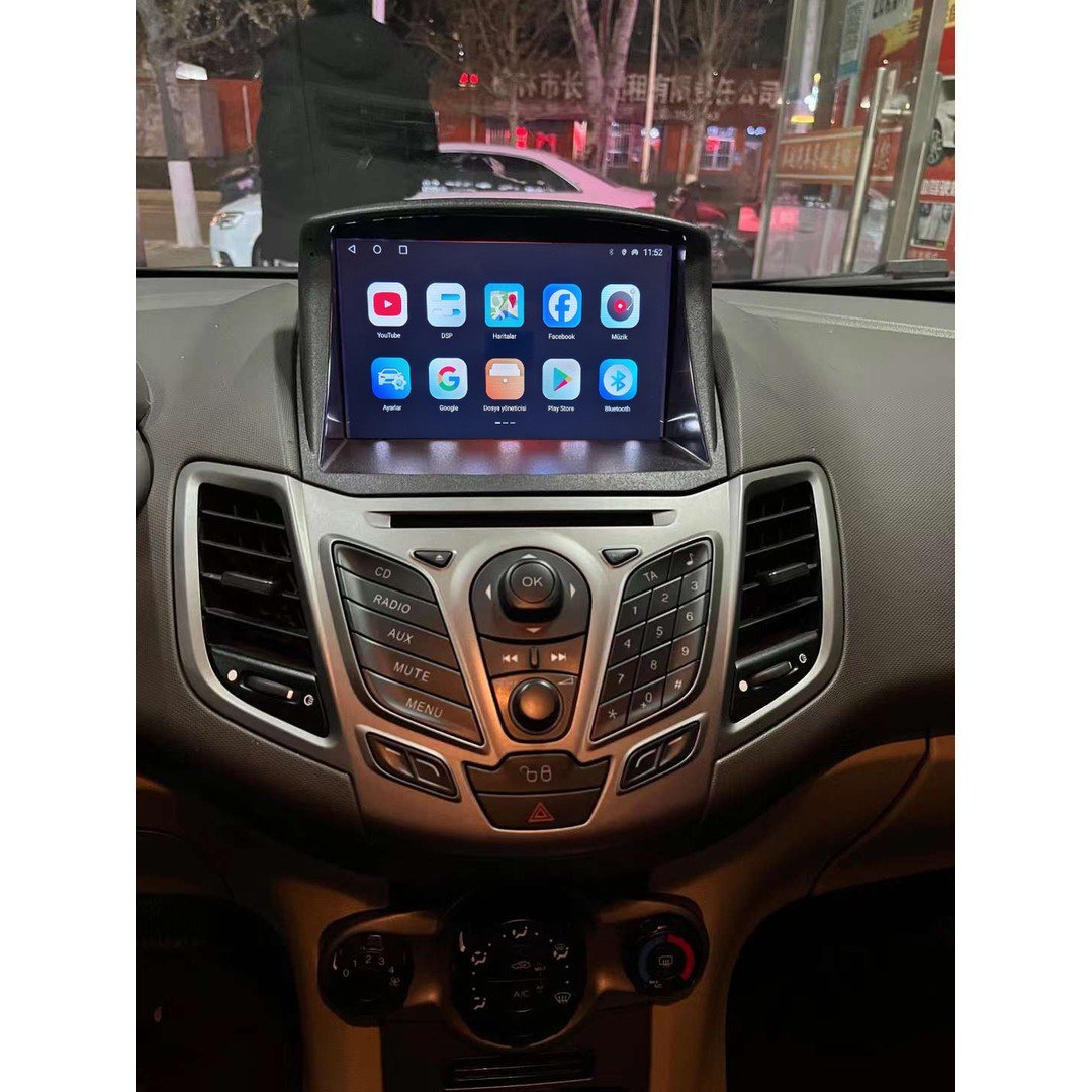 110000563976740.jpg Conio Ford 2009-2017 Fiesta Android Sürüm 13 Kablosuz Carplay Navigasyon Multimedya 9 Inç Ekran 4gb Ram 32GB Rom Hafıza - Görsel 2