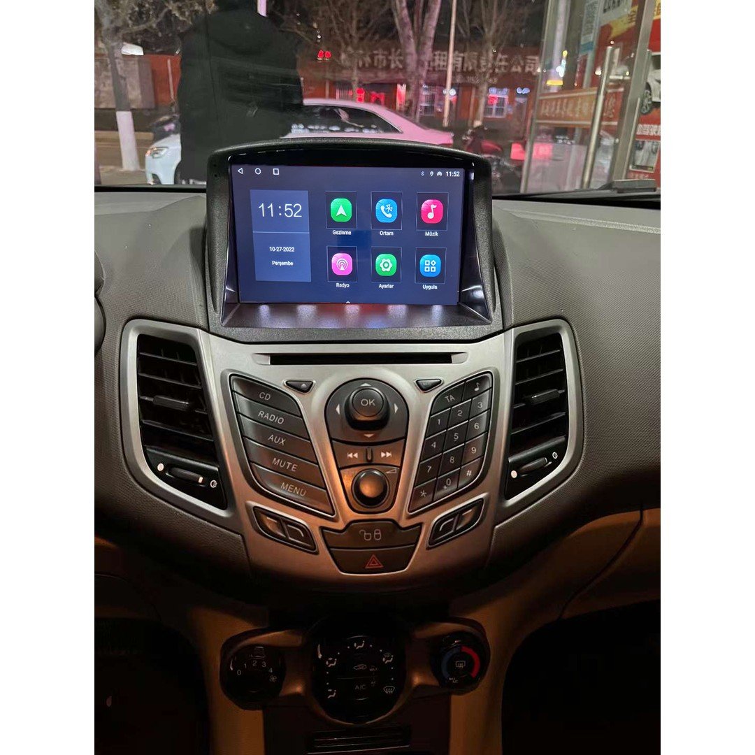 110000563976742.jpg Conio Ford 2009-2017 Fiesta Android Sürüm 13 Kablosuz Carplay Navigasyon Multimedya 9 Inç Ekran 4gb Ram 32GB Rom Hafıza - Görsel 4