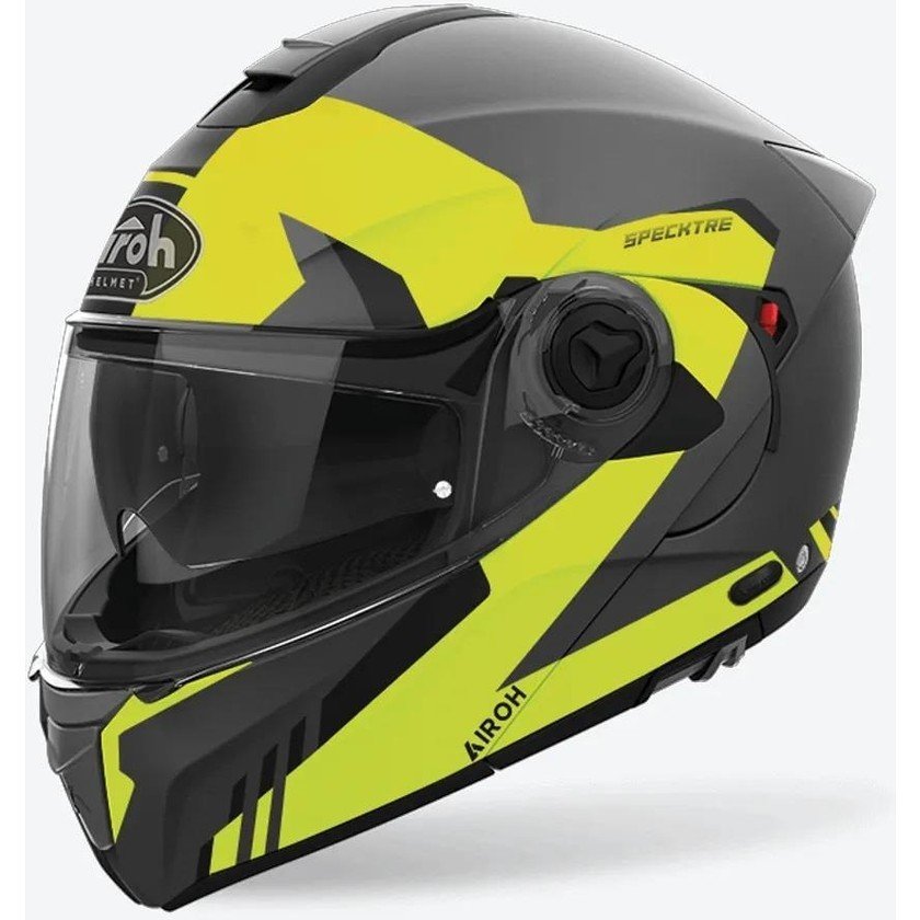 110000576641663.jpg Aıroh Specktre Clever Yellow Matt Kask - Görsel 1