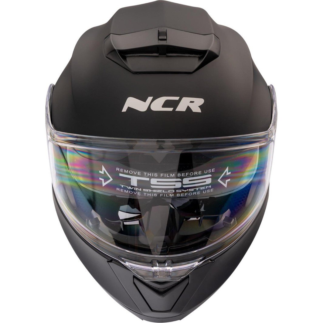 110000591995010.jpg NCR Stars Çene Açılır Mat Siyah Kask(Ece Belgeli) - Görsel 3