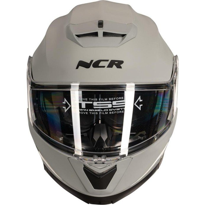 110000592509939.jpg NCR Stars Çene Açılır Açık Nardo Gri Kask(Ece Belgeli) - Görsel 3