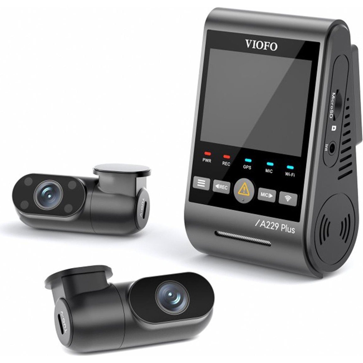 110000596827863.jpg Viofo A229 Plus 3 Kameralı Ön-Iç-Arka 2K+2K+1080P Hdr Sony Starvis 2 Wifi Gps’li Araç Kamerası - Görsel 3