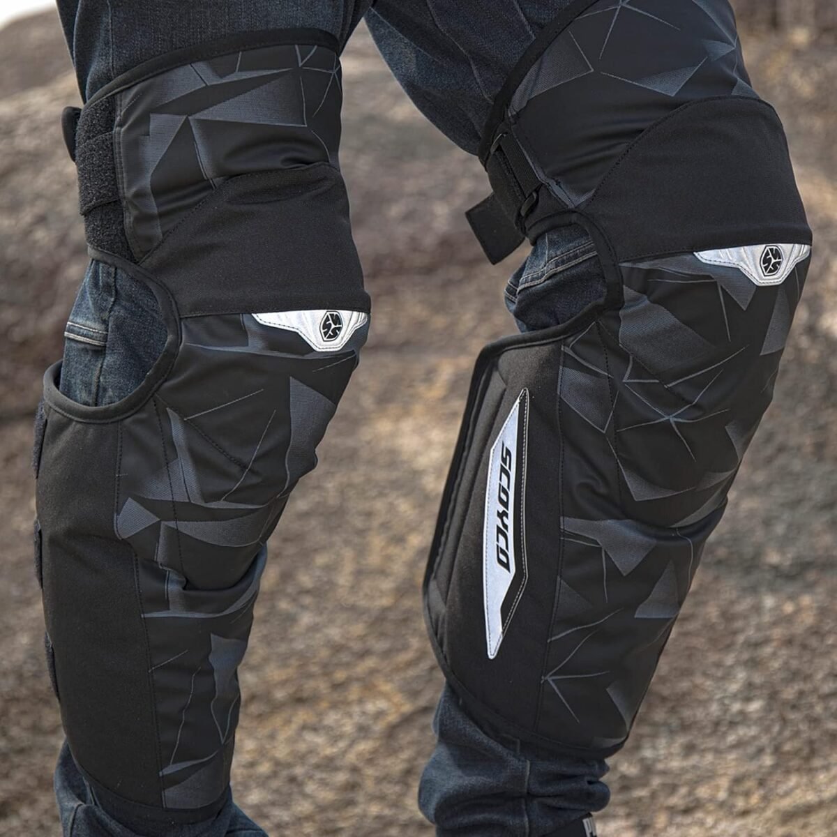 Scoyco K31 Motosiklet Dizlik Bacak Koruma - Görsel 3