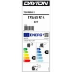 Dayton 175/65 R14 82T Touring 2 Oto Yaz Lastiği ( Üretim Yılı: 2024) - Görsel 2