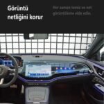Engo Mercedes E220 Ekran Koruyucu Şeffaf Multimedya + Yolcu Ekranı W214 - Görsel 5