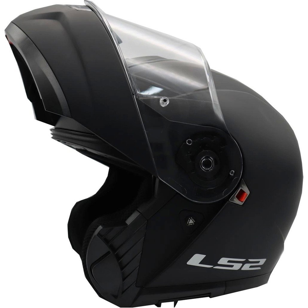 110000626073491.jpg Ls2 Strobe 2 Çene Açılır Mat Siyah Kask - Görsel 1