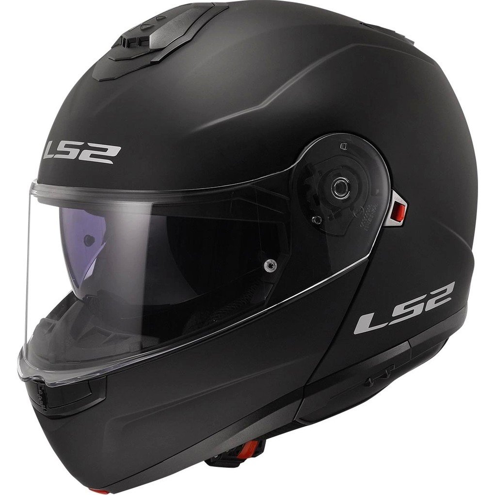 110000626073492.jpg Ls2 Strobe 2 Çene Açılır Mat Siyah Kask - Görsel 2