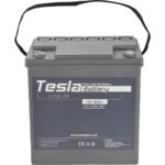 Tesla Akü 12V 55AH Solar Jel Akü Extra Performans (Yeni Üretim)