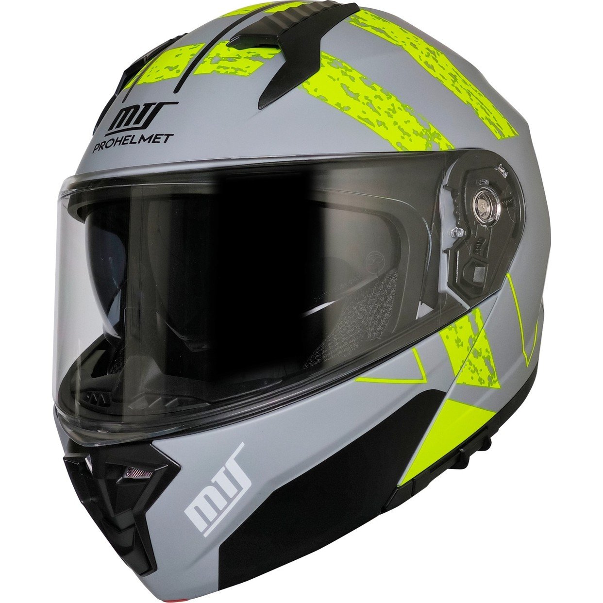110000671713327.jpg Ebakbak Motosiklet Çene Açılır Kask Güneş Vizörlü Ece 22.06 Sertifikalı Yeni Sezon Motor Kaskı V2 Yeşil Gri - Görsel 2