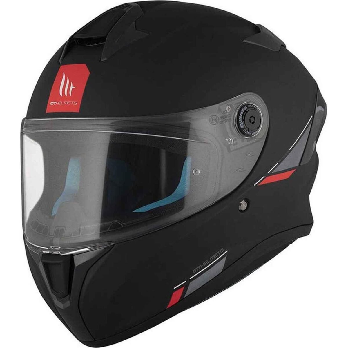 mt Targo S Solid A1 Mat Kapalı Kask - Görsel 1