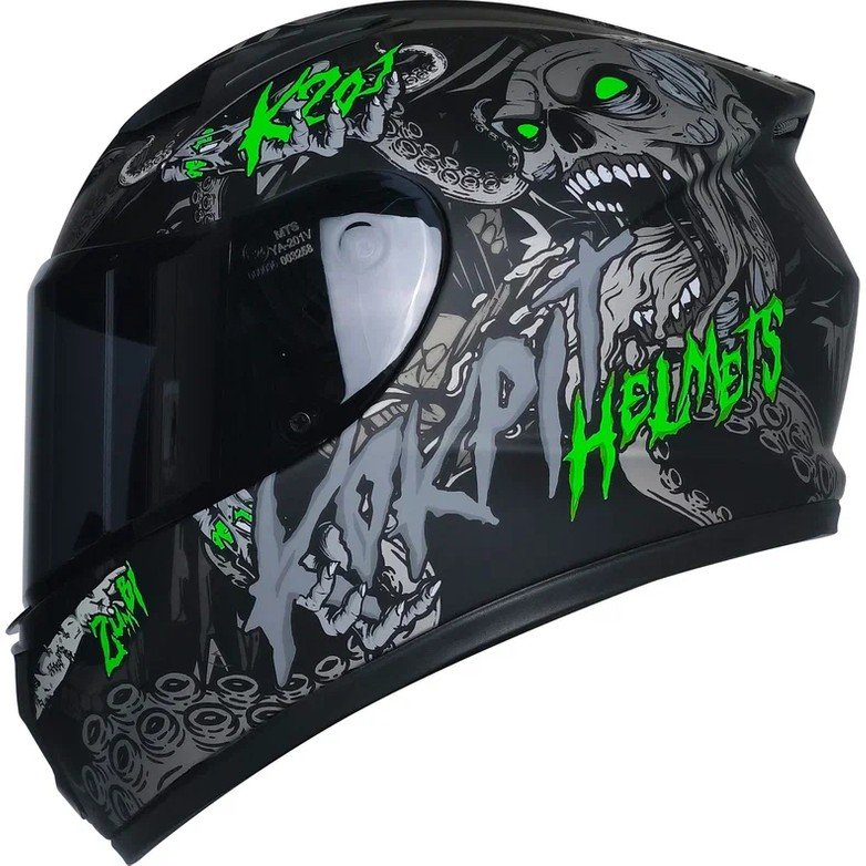 110000684798497.jpg Ebakbak Motosiklet ve Bisiklet Mini Çocuk Kaskı Full Face Ce Sertifikalı Child Motor Kask Siyah - Görsel 3