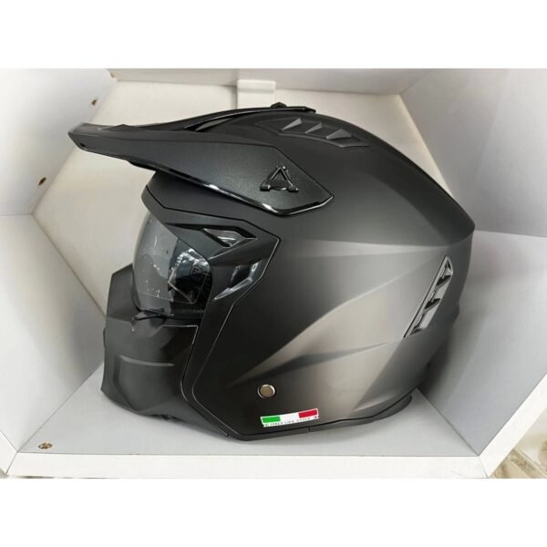 Sway Kask X1-X Seul Çene Çıkan Mat Siyah