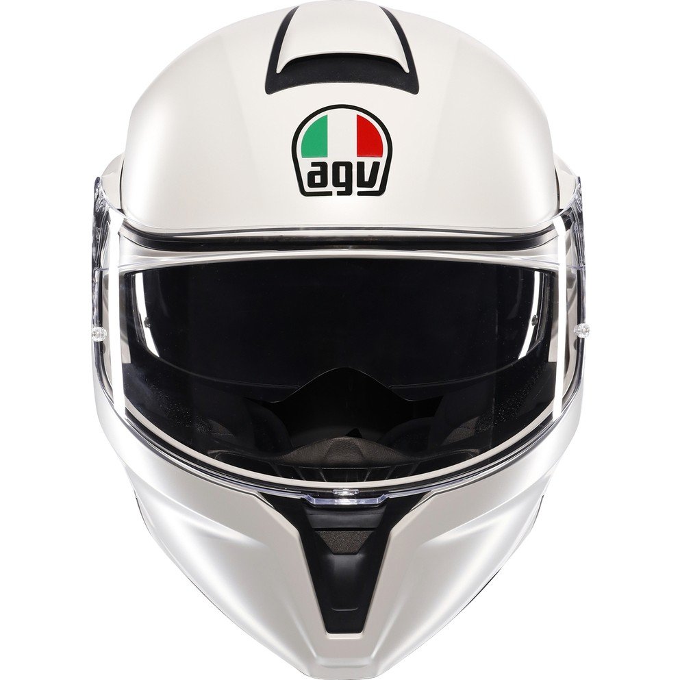 110000713489960.jpg Agv Streetmodular Mono Matt Materia White Çene Açılır Kask - Görsel 2