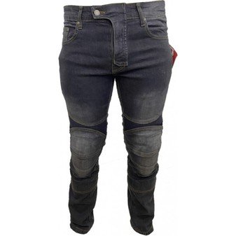 110000721984911.jpg Ebakbak  Motosiklet Pantolonu Likralı Esnek Kumaş Korumalı Kevlar Kot Motor Pantolon Jean Siyah - Görsel 2