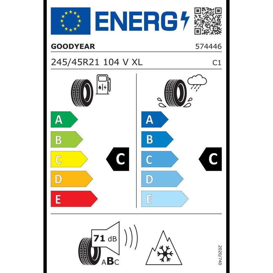 110000783641553.jpg Goodyear 245/45 R21 104V Ultragrip Performance Suv Gen-1 Xl Fp Oto Kış Lastiği (Üretim Yılı: 2024) - Görsel 2