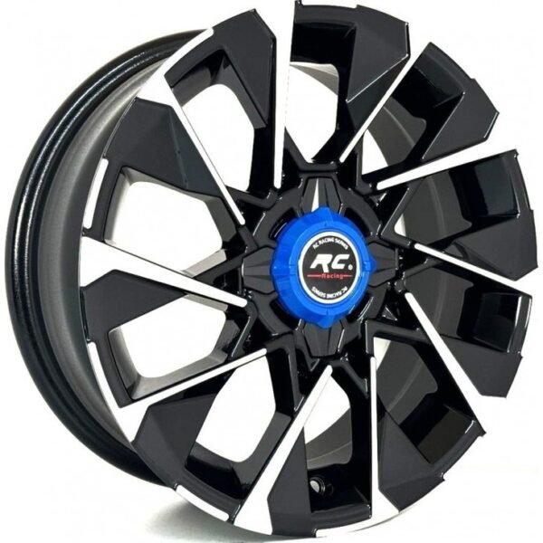 RC 16 Inç 4X100 Clio 6 Techno Esprit Alpine Siyah Elmas Kesim Jant Modeli Renault (4 Adet)