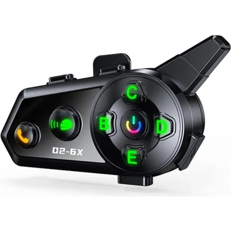 110000800528902.jpg Comse 6 Kişilik Motosiklet Kask Bluetooth intercom Seti Su Geçirmez 1000m mesafeli Müzik Paylaşımlı - Görsel 1