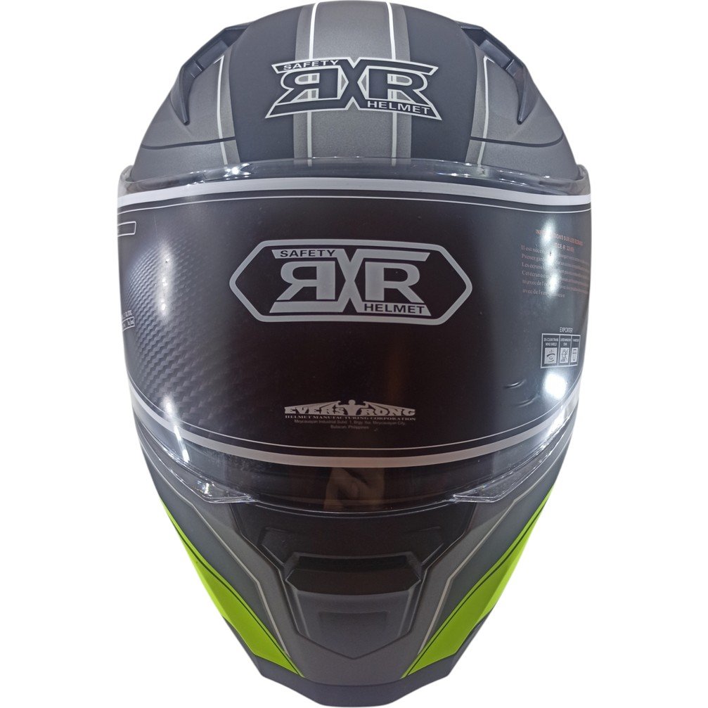 110000806823092.jpg RXR CLK831 Kask Çene Açılır Xrx Yeşil L - Görsel 5