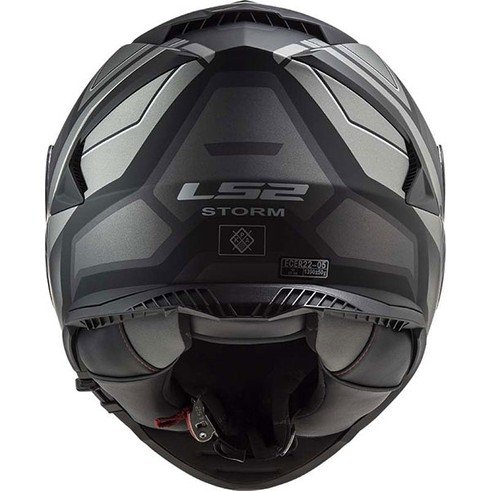 110000820479024.jpg LS2 STORM 2 FASTER MAT TITANIUM KASK M - Görsel 2