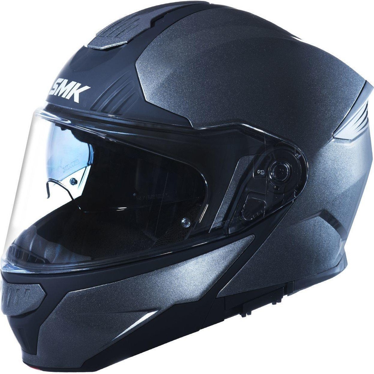 110000828408366.jpg Smk Gullwıng Blank Anthracıte Çene Açılır Kask GLDA600 - Görsel 1
