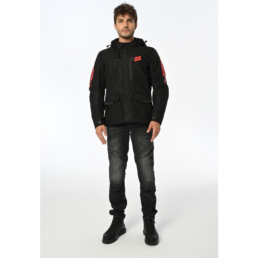 110000834099004.jpg Ls2 Metropolıs Evo Mont Siyah-Kırmızı - Görsel 3