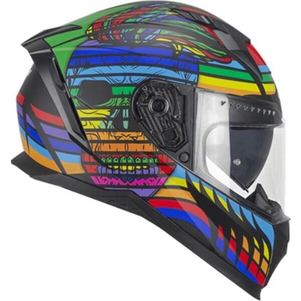 Cgm 311X Blast Skull Kapalı Motosiklet Kaskı Gökkuşağı M
