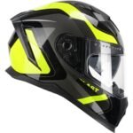 Cgm 311R Blast Race Kapalı Motosiklet Kaskı Sarı-Siyah L