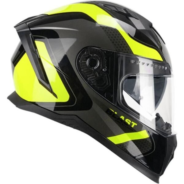 Cgm 311R Blast Race Kapalı Motosiklet Kaskı Sarı-Siyah L