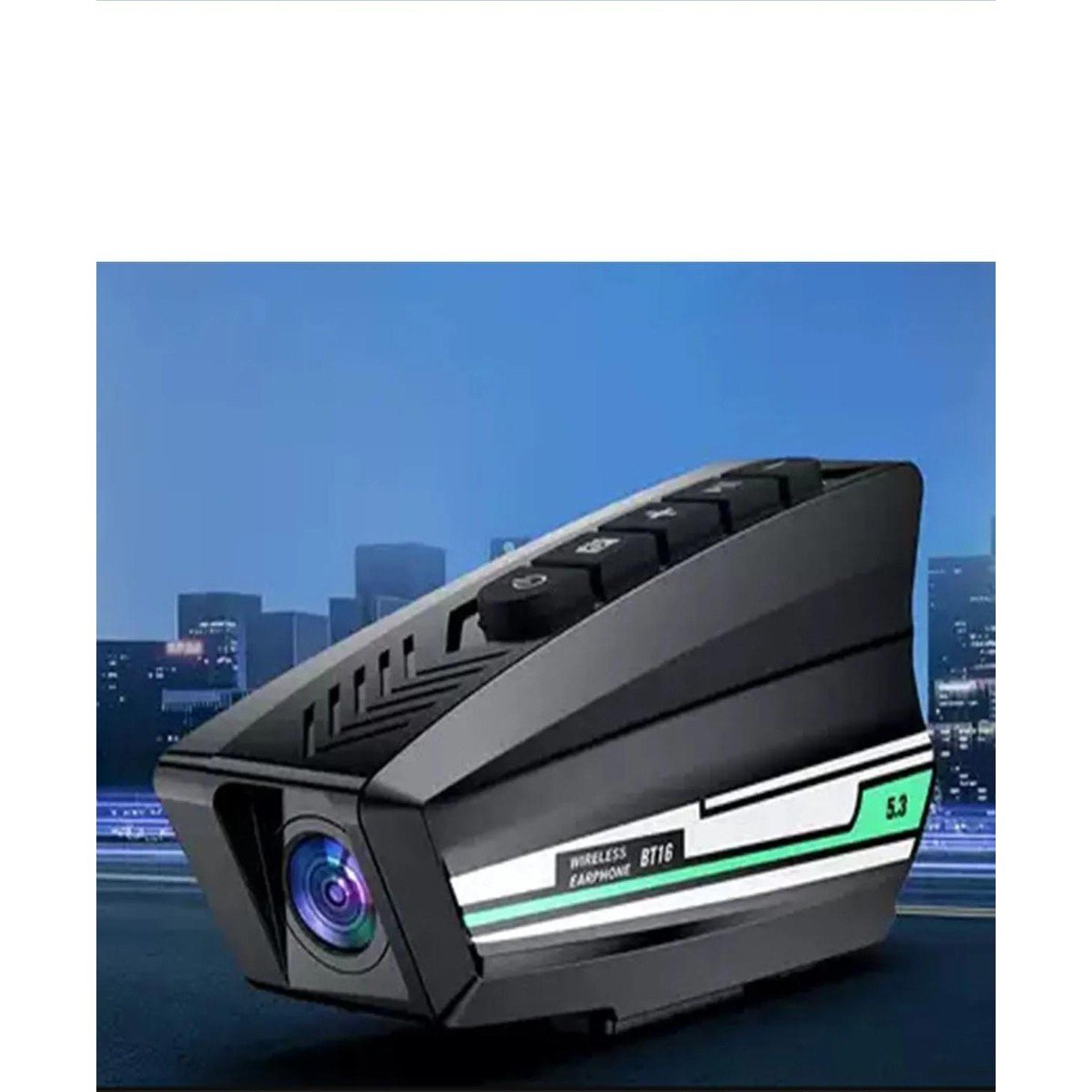 110000899309330.jpg Prepare 1080P Kameralı Wifi Kask Kulaklık 2000 Mah Su Geçirmez Bluetooth 5.3 Arka Uyarı Işıklı - Görsel 2