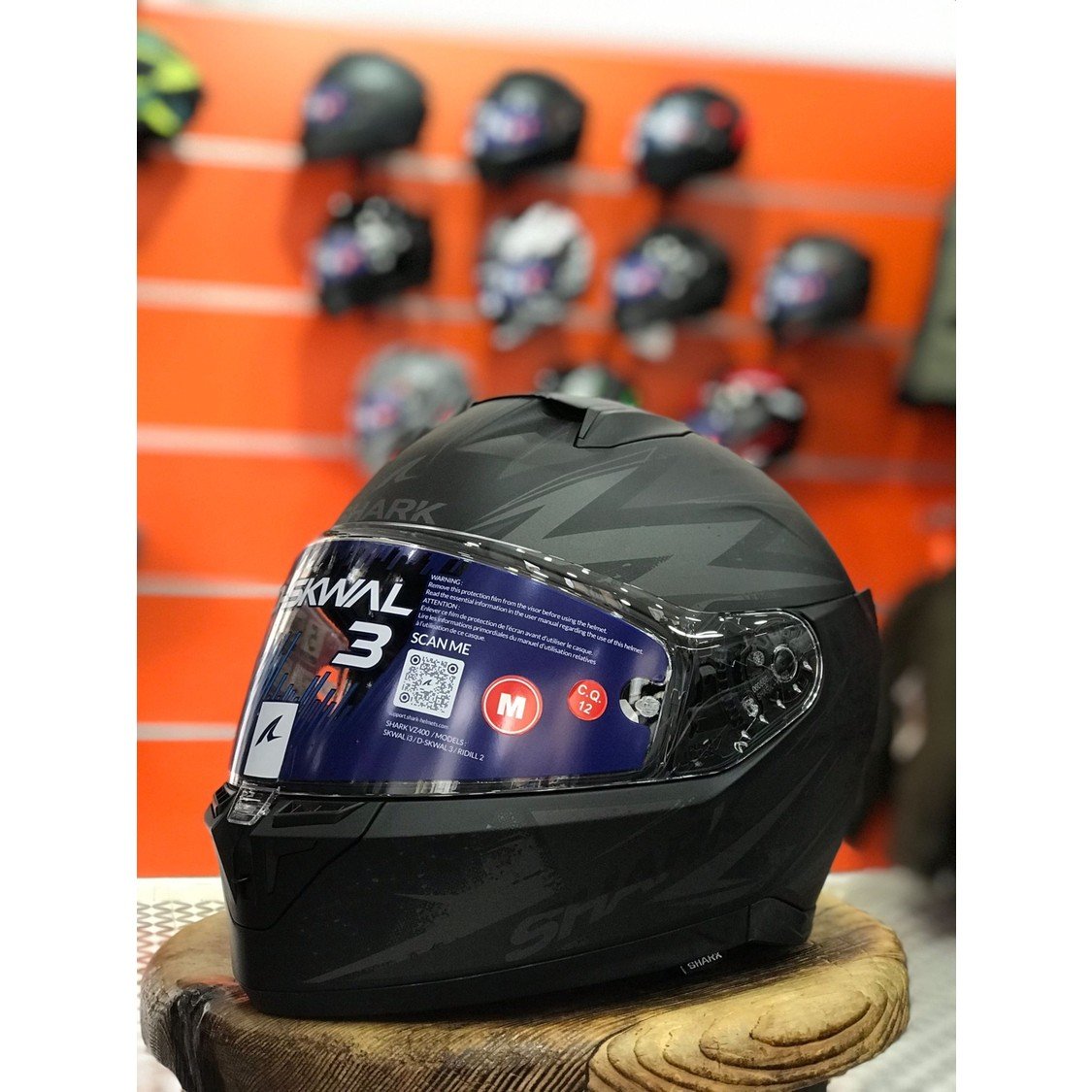 110000906133465.jpg Shark D-Skwal 3 Blast-R (Kaa) Mat Kapalı Kask - Görsel 1