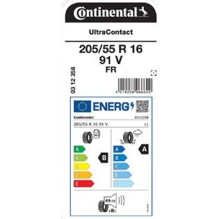 110000941550264.jpg Continental 205/55 R16 91V Conti Ultra Contact Oto Yaz Lastiği (Üretim Yılı: 2025) - Görsel 2