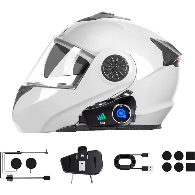 110000944034360.jpg Kameralı Intercom Motorcu-Motosiklet Kask Kulaklığı - Görsel 2