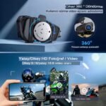 Kameralı Intercom Motorcu-Motosiklet Kask Kulaklığı - Görsel 3